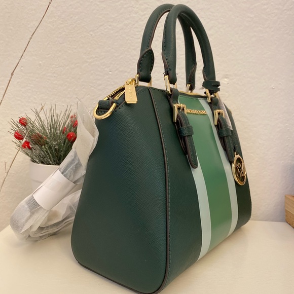 Michael Kors Ciara MD Messenger Green - Picture 2 of 6